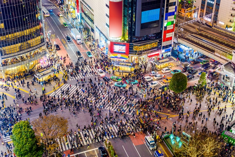 At Shibuya Crossing, Japan Youth Travel feels the pulse of Tokyo’s fast-paced city life.